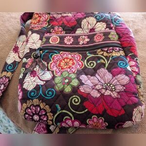 Vera Bradley Mod Floral Pink Crossbody Bag Purse Beautiful Great Condition